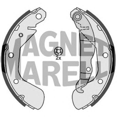 MAGNETI MARELLI 360219192214 -  Тормозные колодки